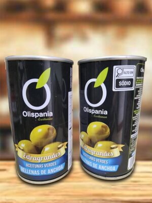 Azeitona Recheada com Pasta de Anchova(Extragrande) / Aceituna Rellenas Anchoa - 150grs