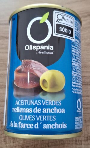 Azeitona Recheada com Pasta de Anchova / Aceituna Rellenas Anchoa - 120grs