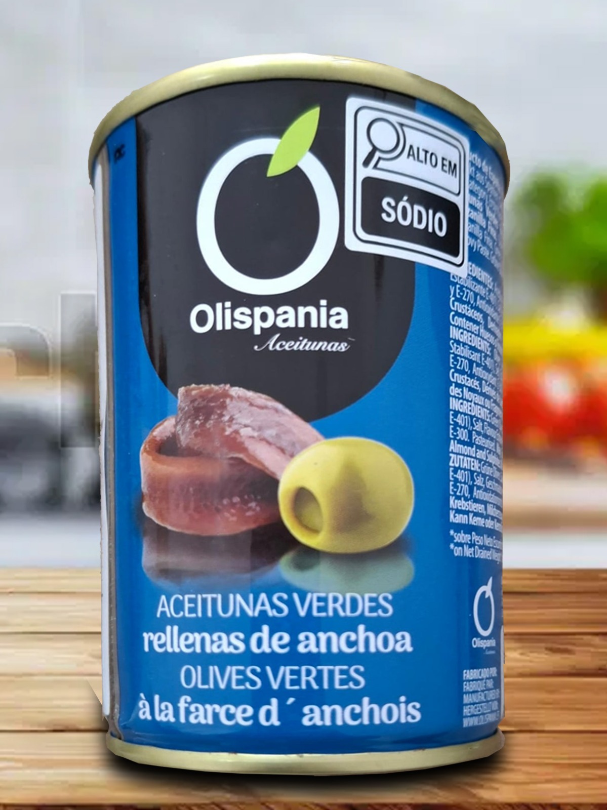 Azeitona Recheada com Pasta de Anchova / Aceituna Rellenas Anchoa - 120grs