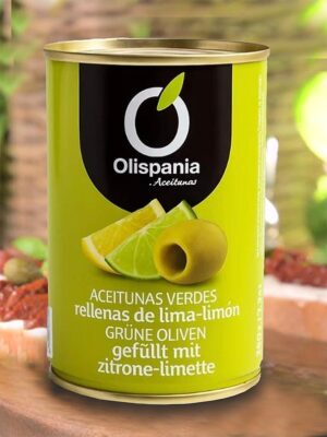 Azeitona Recheada com Pasta de Lima-Limão / Aceituna Rellena Lima-Limon - 120 grs