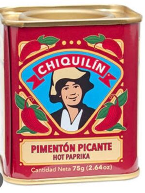 Páprica Picante / Pimentón Picante - Chiquilin - 75 grs