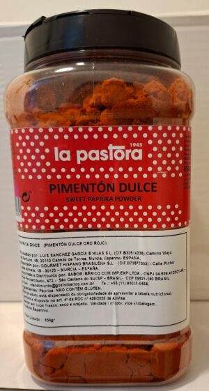 Páprica Natural / Pimentón Dulce - La Pastora - 850grs