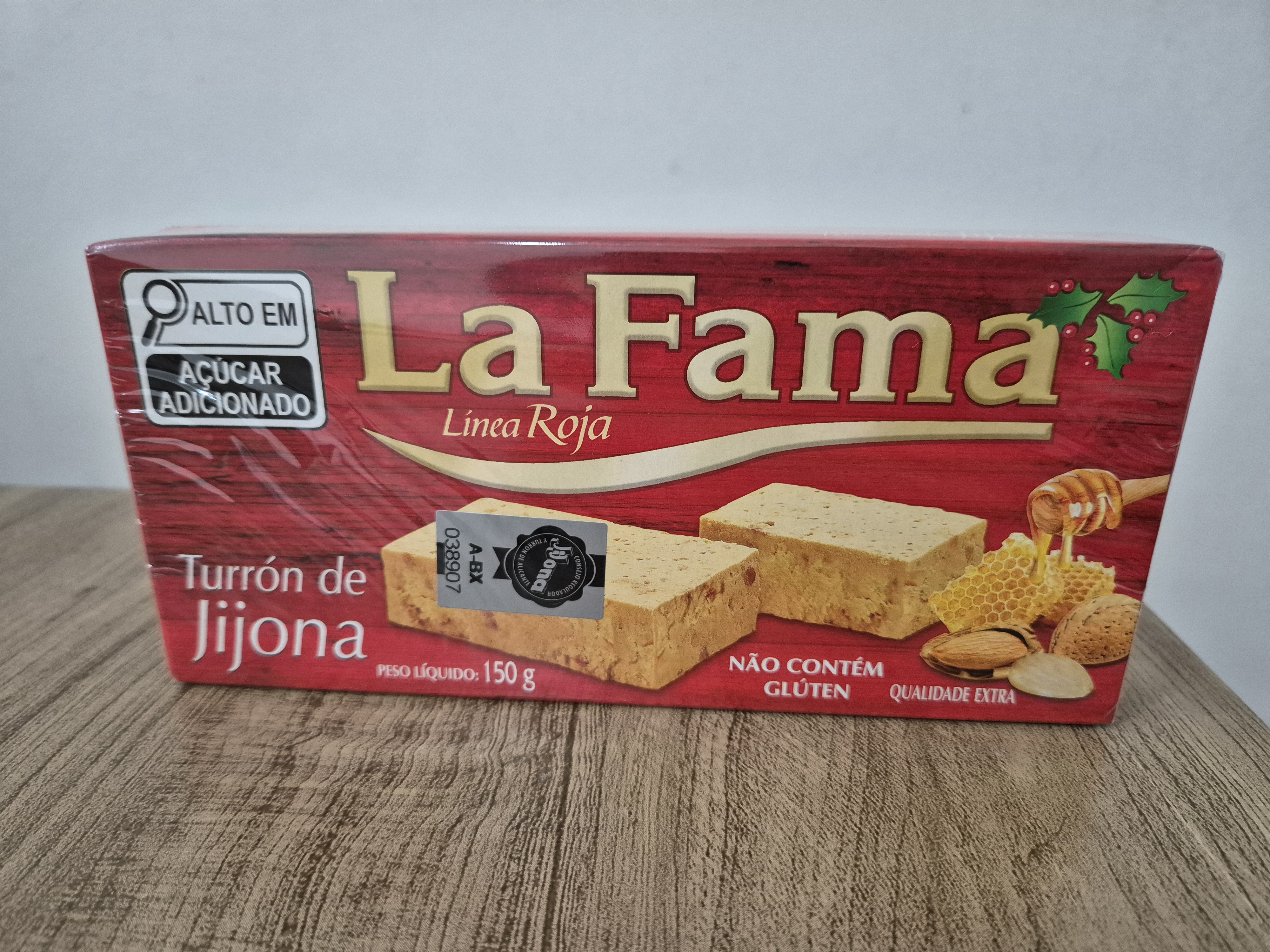 Turrón de Jijona / Torrone de Amêndoa - LA FAMA -150grs